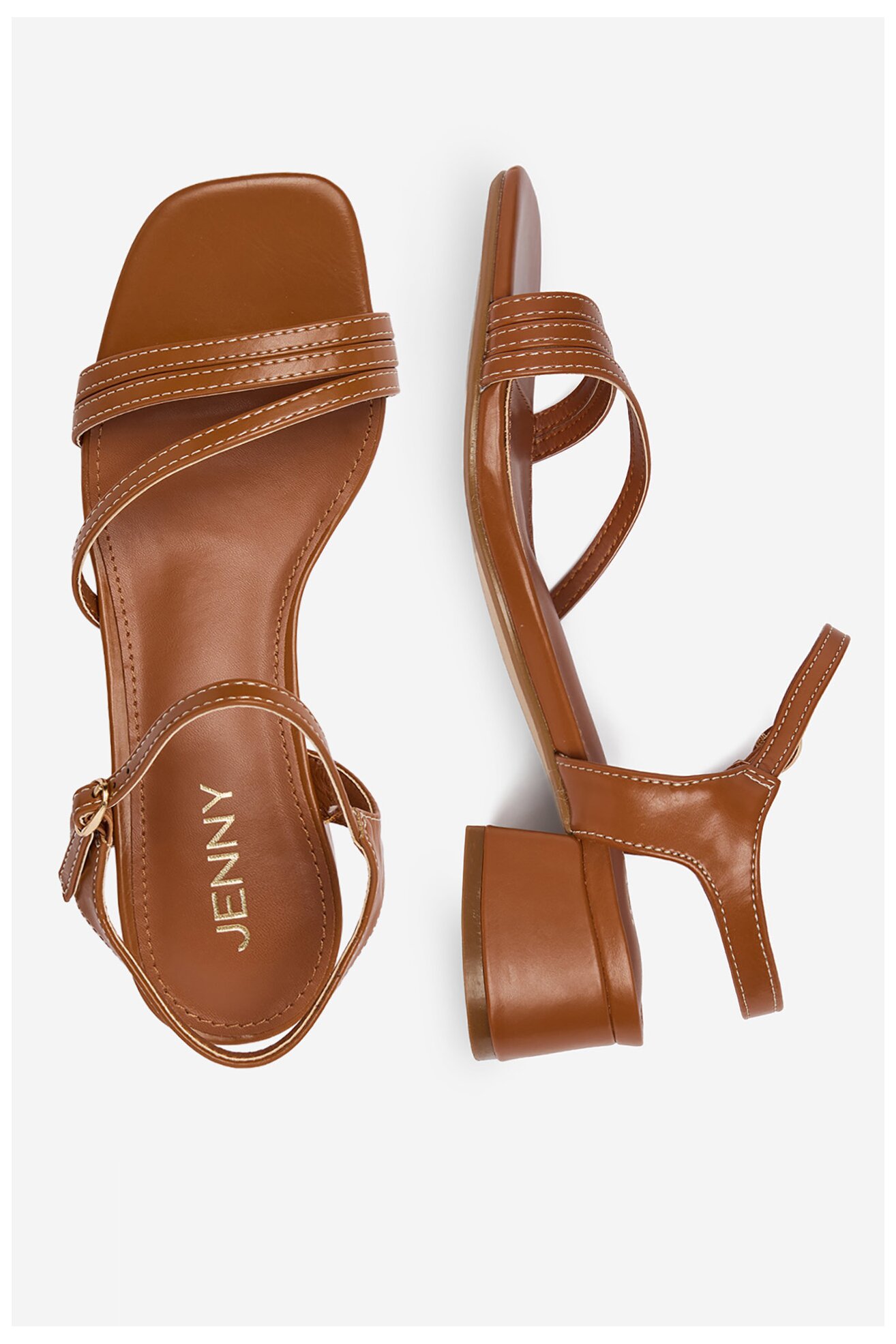 Sandały Jenny CEO-S2SH3373-08 Brązowy