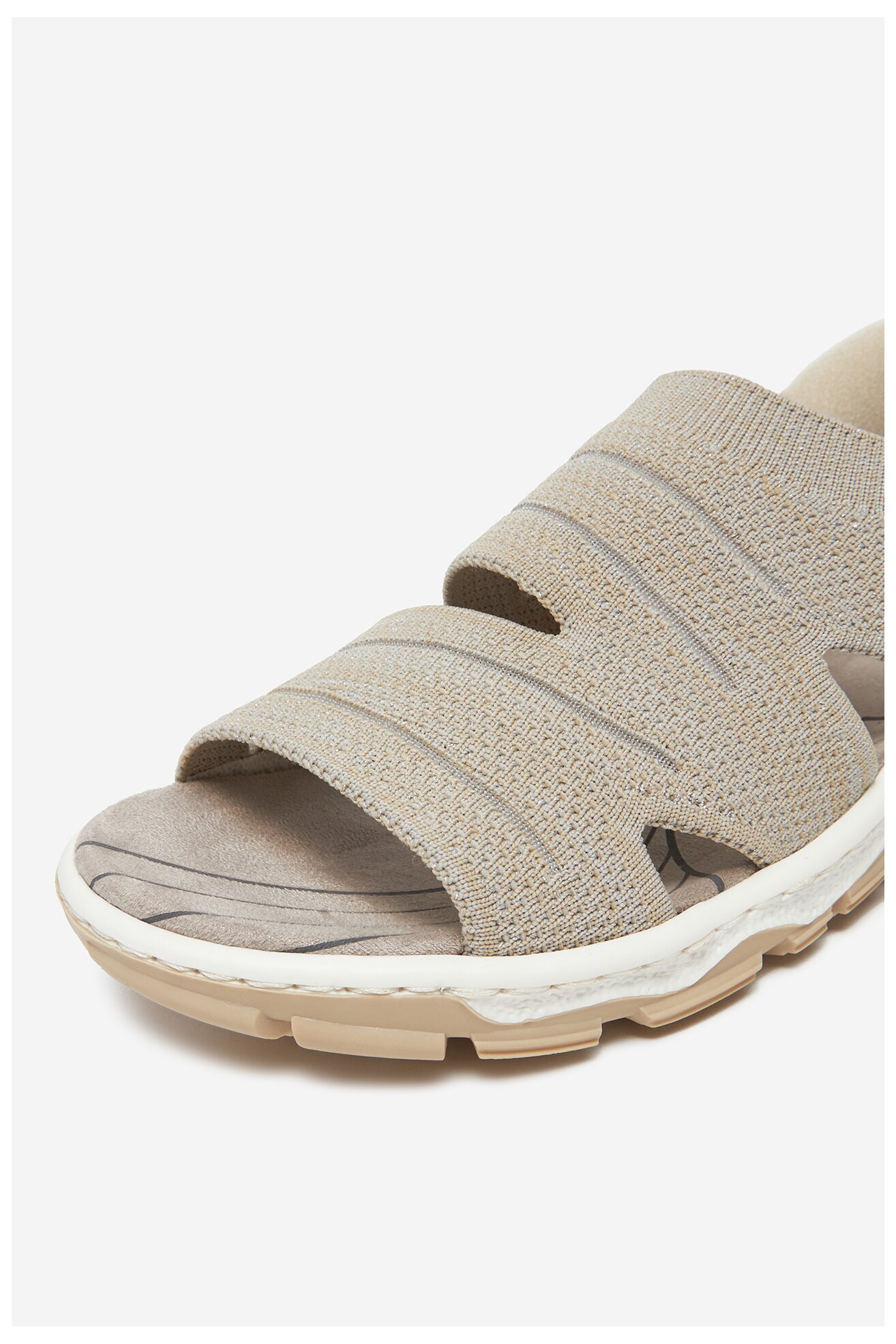 Sandały Rieker 68895-64 Beżowy jasny