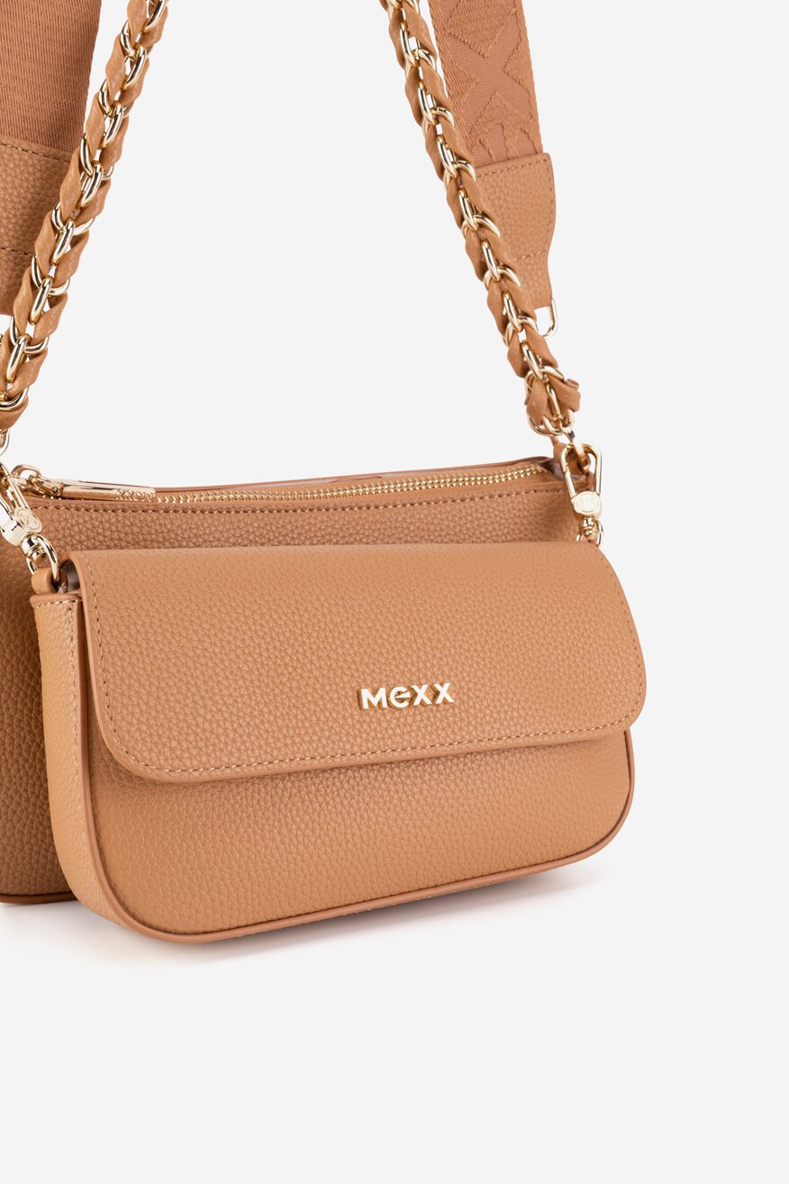 Дамска чанта Mexx КАМЕЛ - 5903698179391
