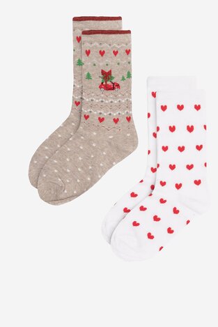 Čarape Jenny Fairy 4WB-004-AW23 (2-PACK) BELA