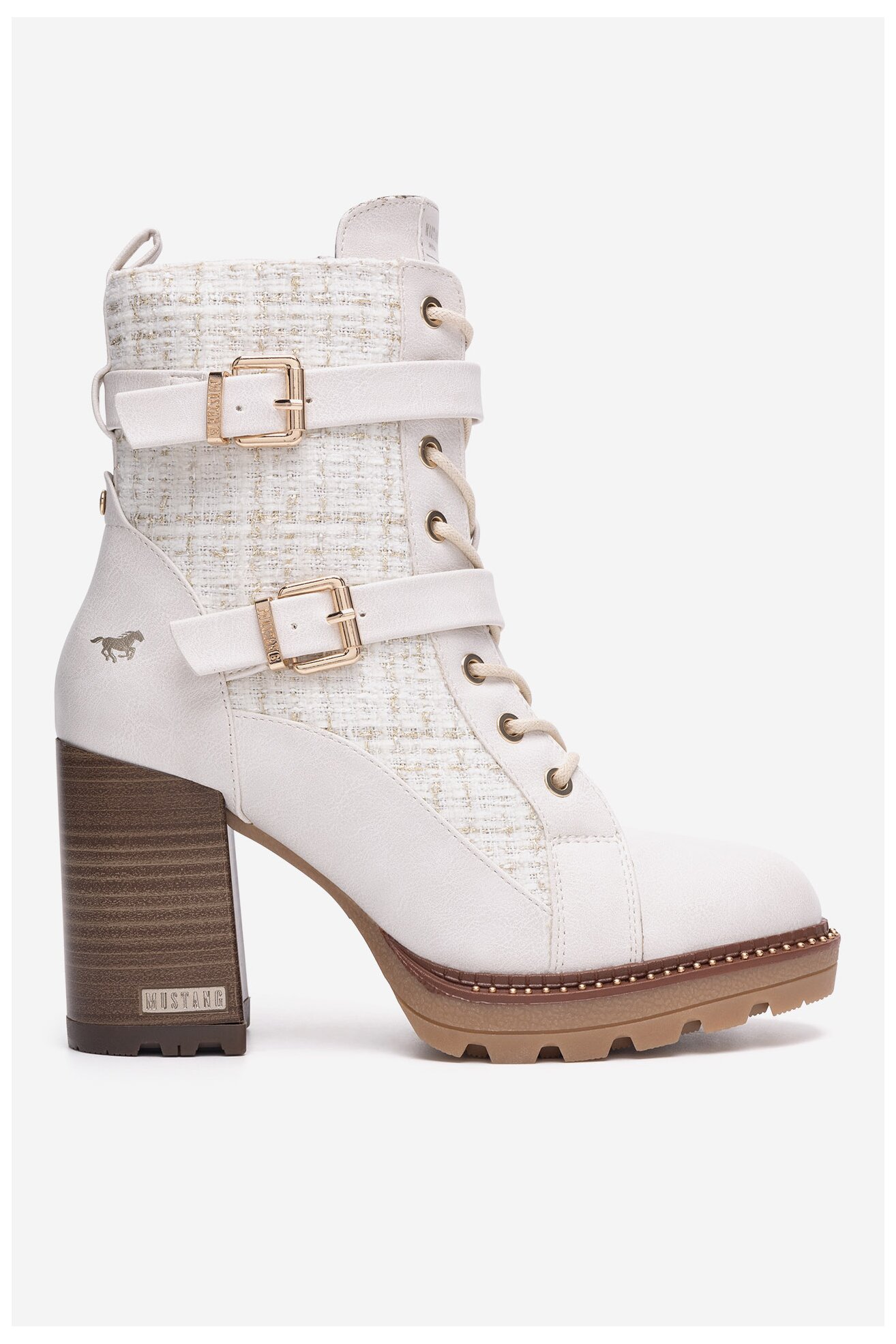 Боти Mustang 1505-501 БЯЛ