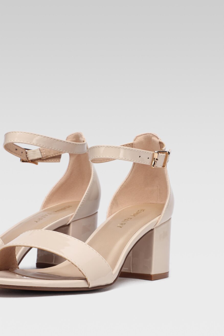 
                Jenny Fairy - Sandały na obcasie pastelowe - 5903698432182