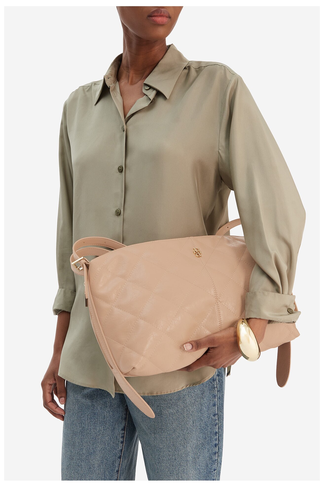 Torebka Badura CEO-ODI-LDA8618 Beżowy