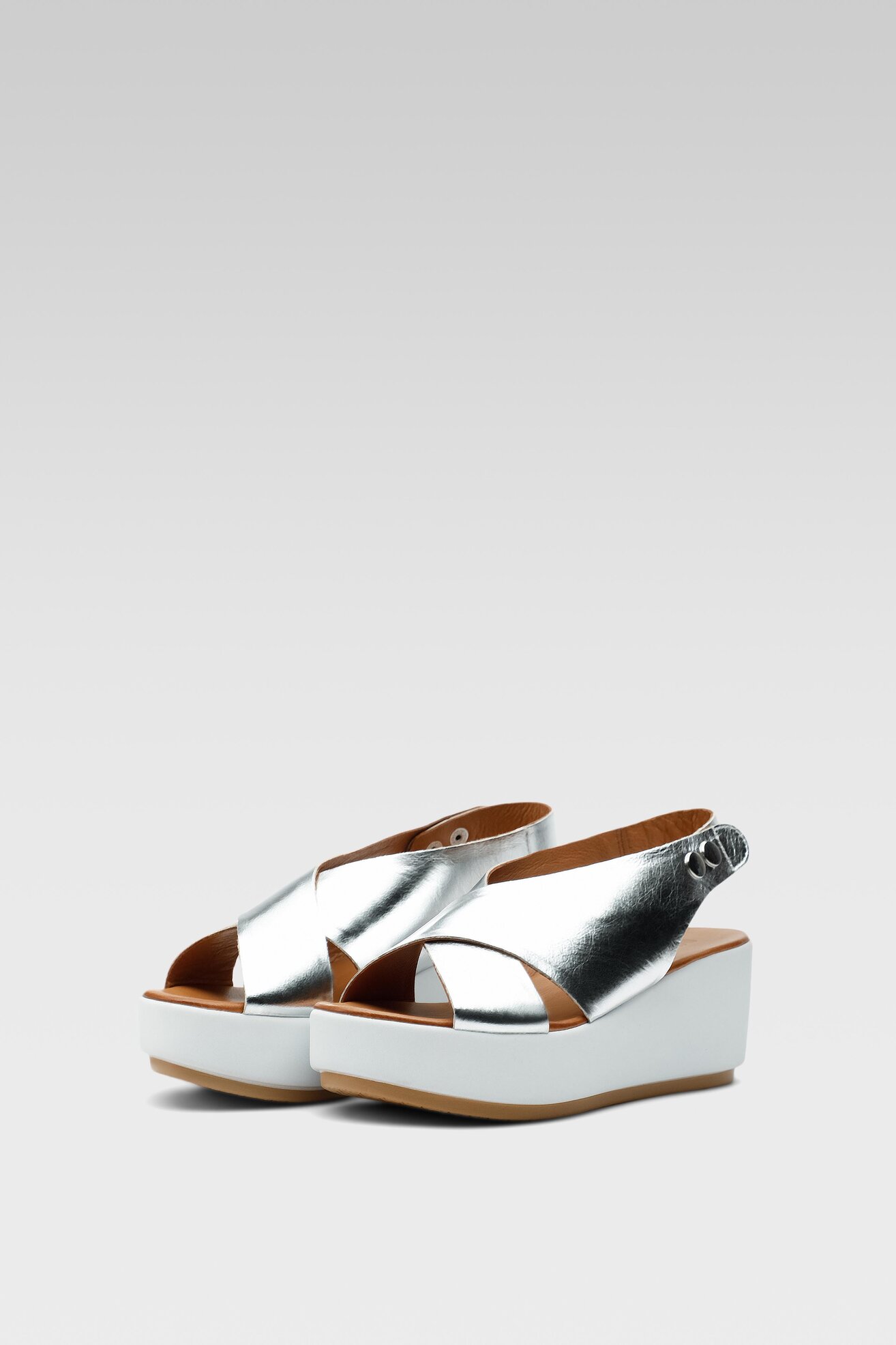 Sandały Inuovo 123031 Srebrny