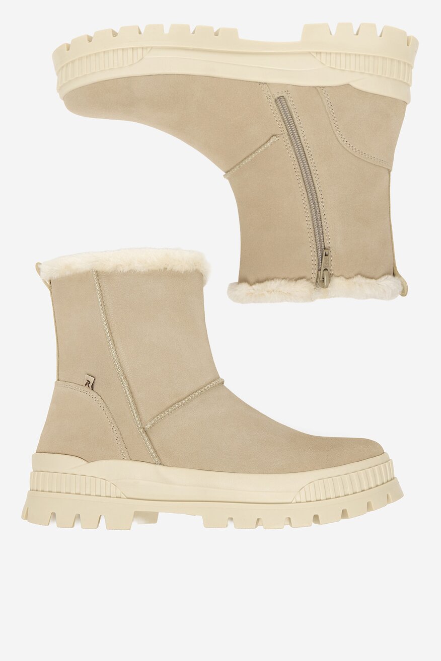 
                Rieker - Śniegowce zamszowe ocieplane - 2230085539685