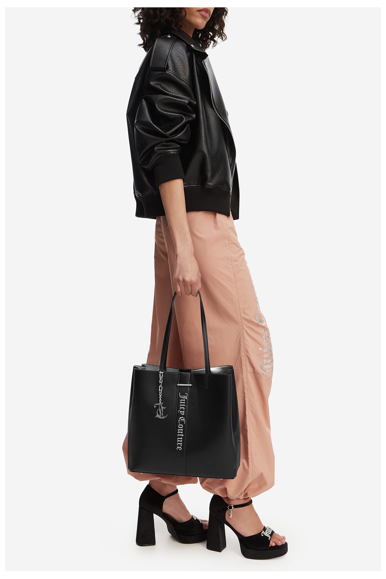 Torba Juicy Couture CEO-BIJXT3265WVP. CRNA
