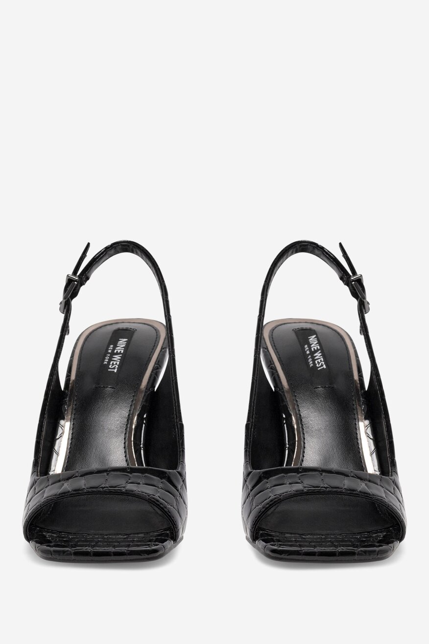 
                NINE WEST - Sandały na szpilce - 5905588472643