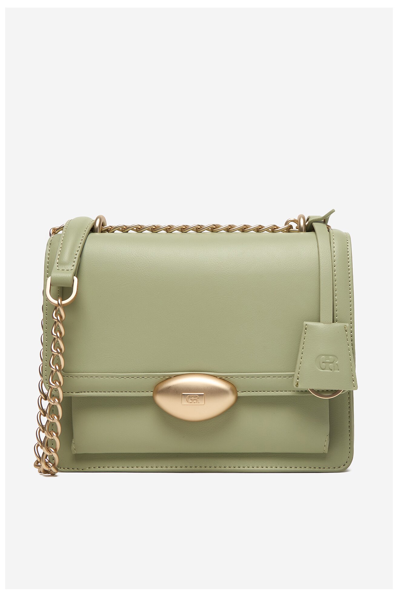 Сумка З Ремінцем Gino Rossi EO-KY129 СВІТЛО-ОЛИВКОВИЙ