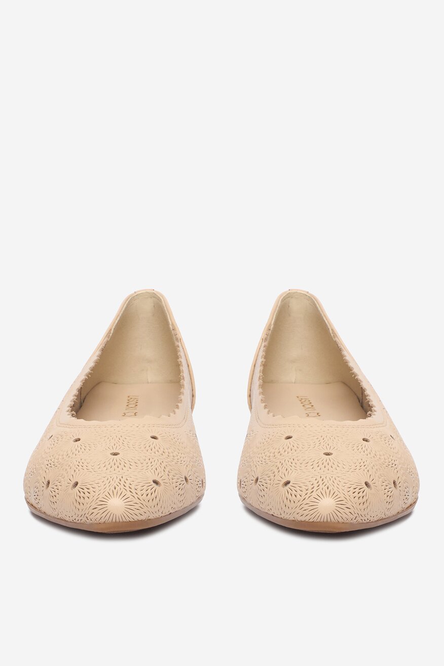 Lasocki - Baleriny skórzane - 5906751749227