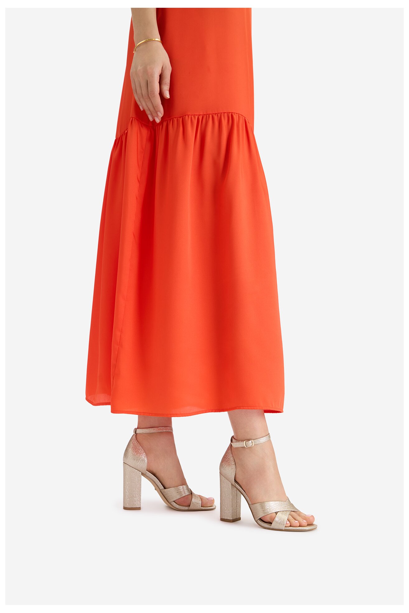 Sandały DeeZee CEO-998877 Złoty