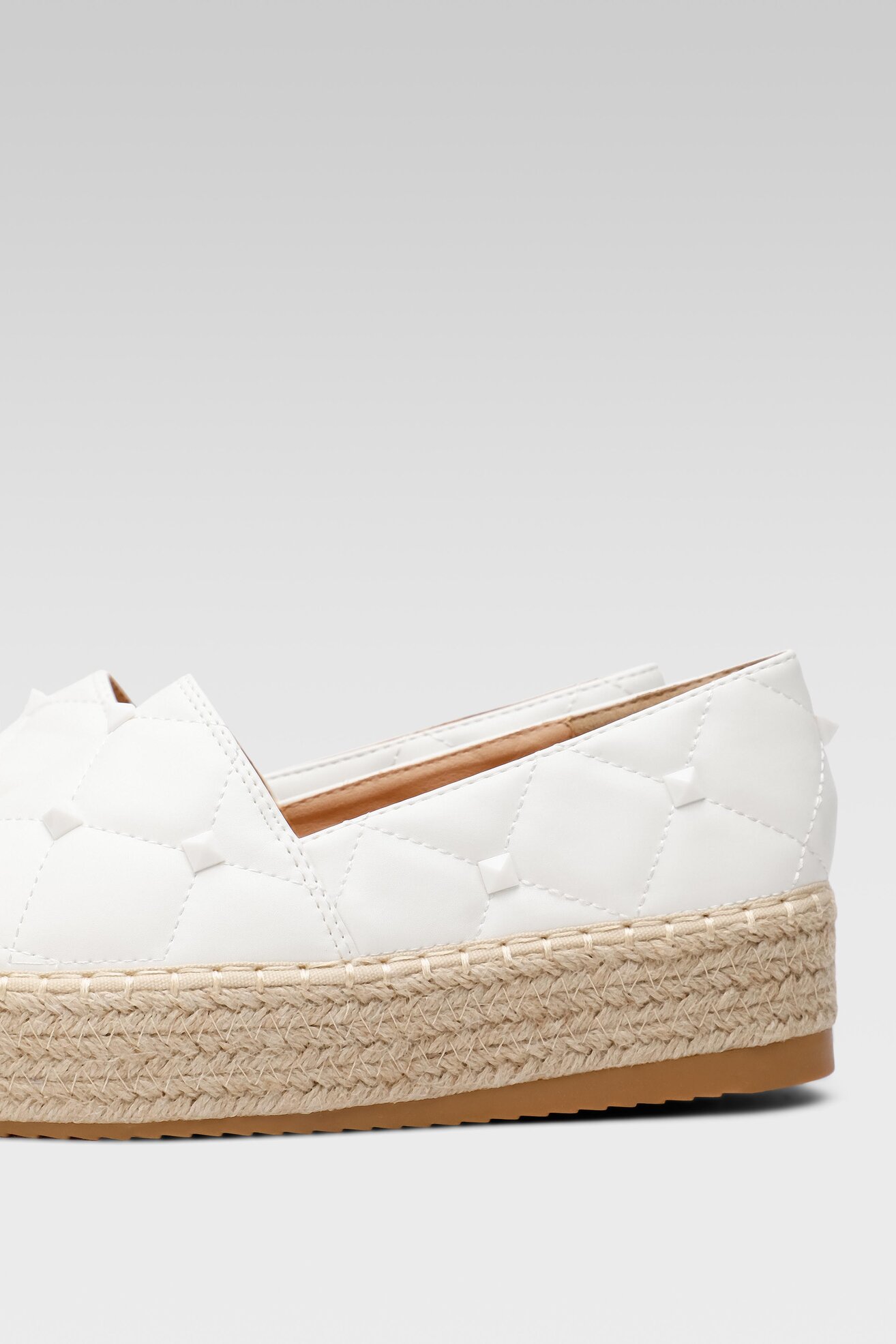 Espadryle DeeZee HIGH SUN WS020610-01 Biały