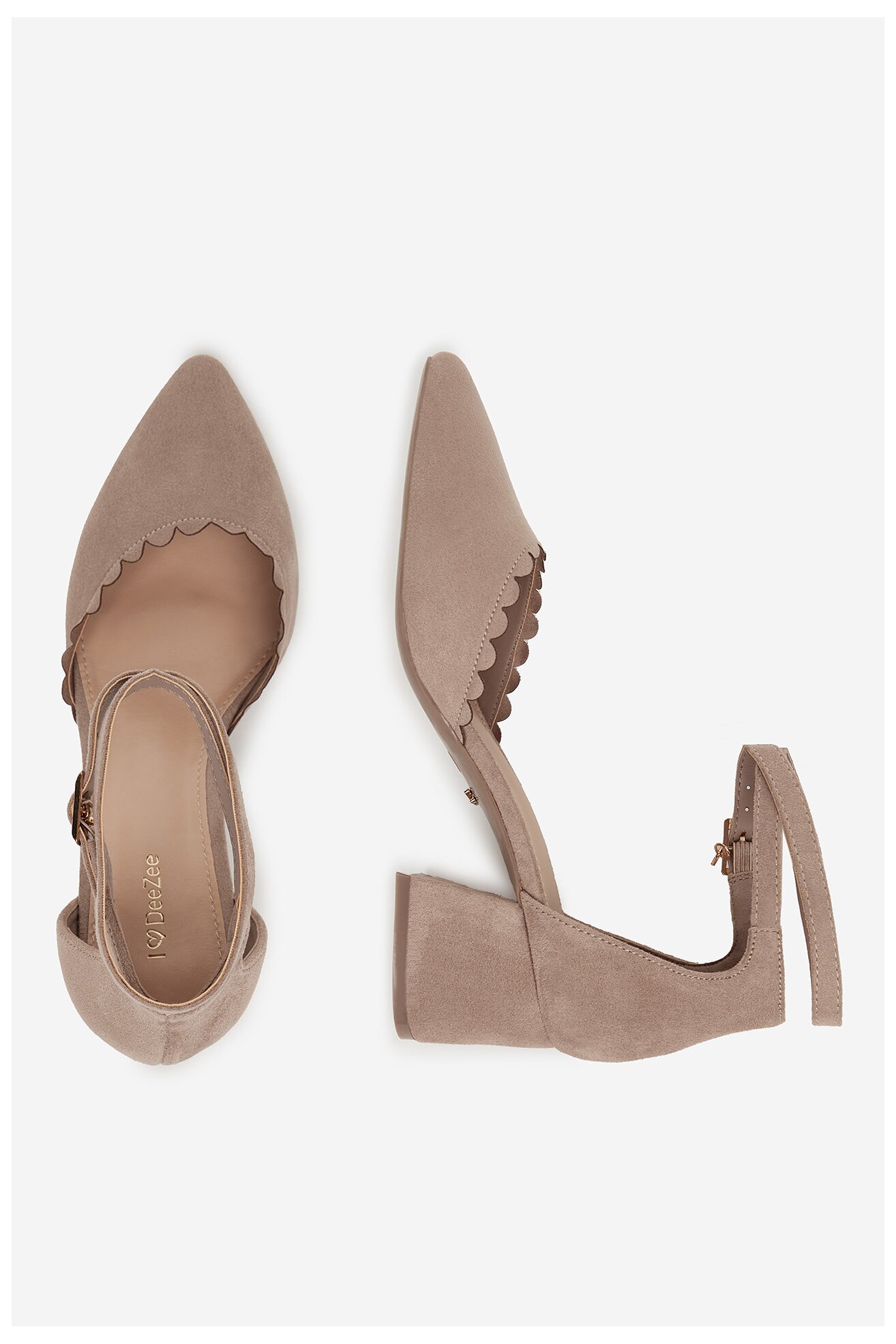 Körömcipő DeeZee DF-82574-4 KHEKI