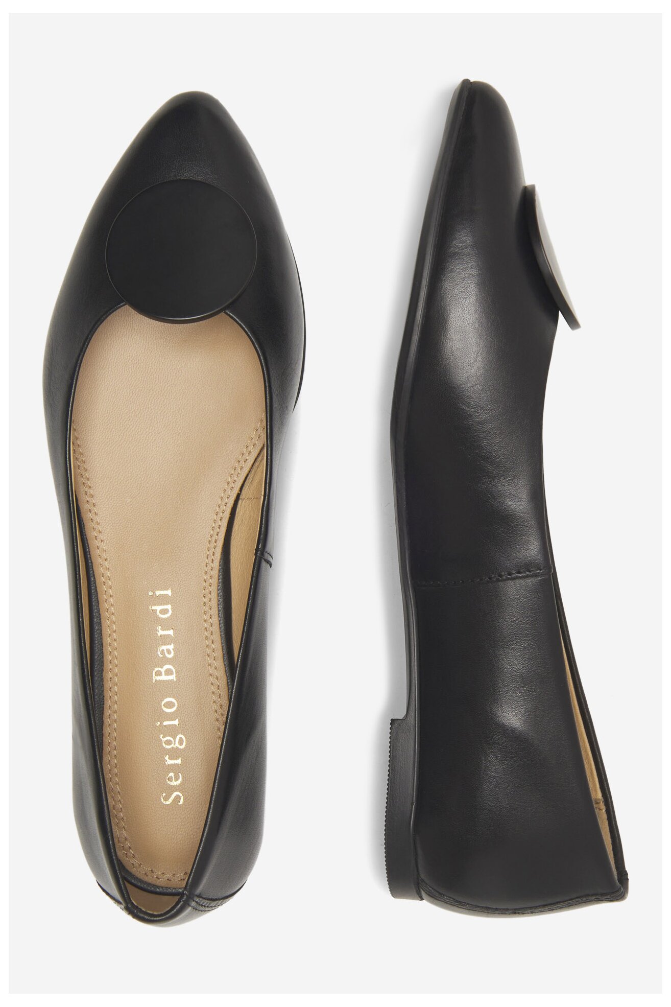 Baleriny Sergio Bardi RST-D1031-02SB Czarny