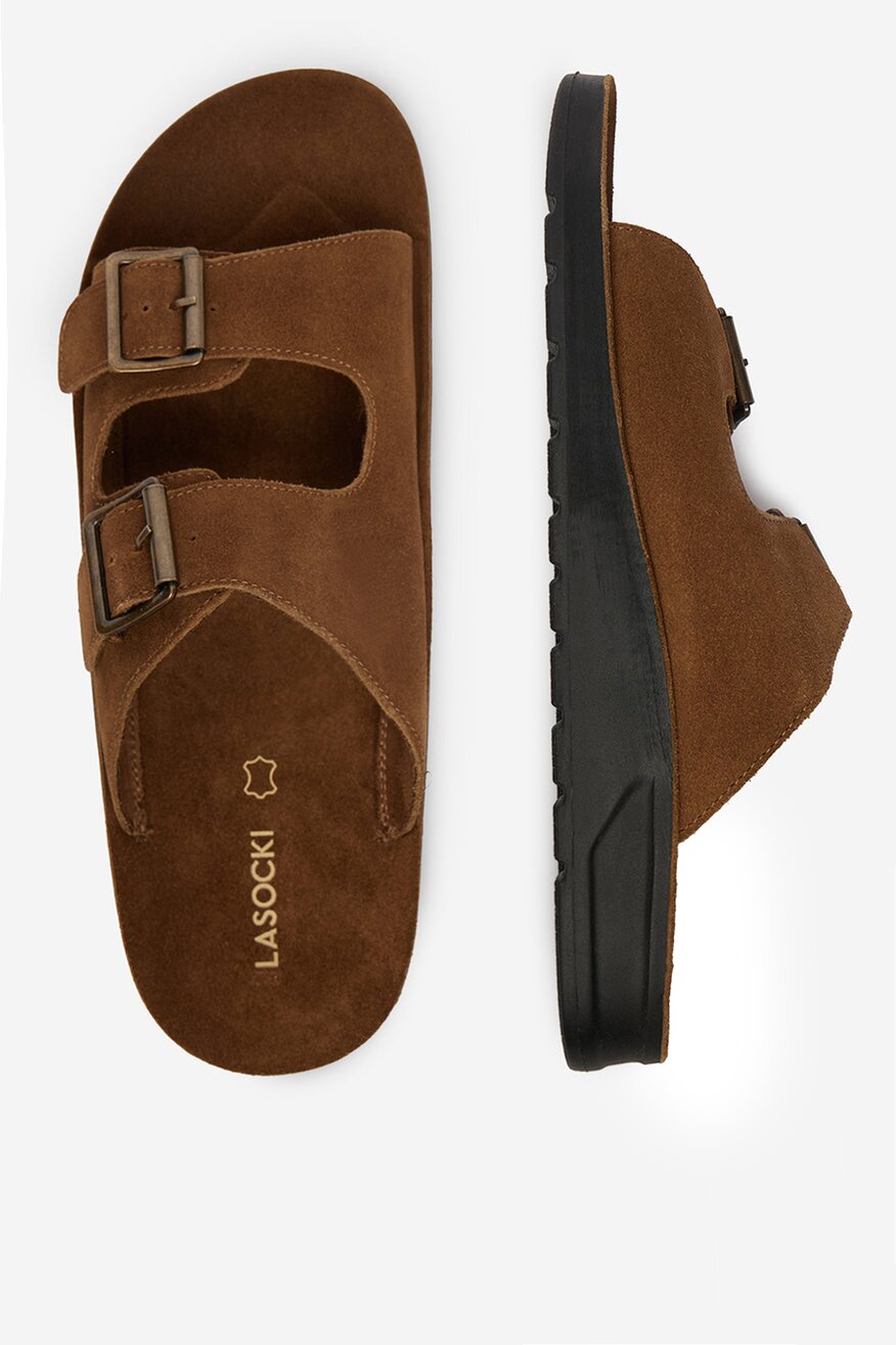 
                Lasocki - Klapki skórzane - 5907964102090