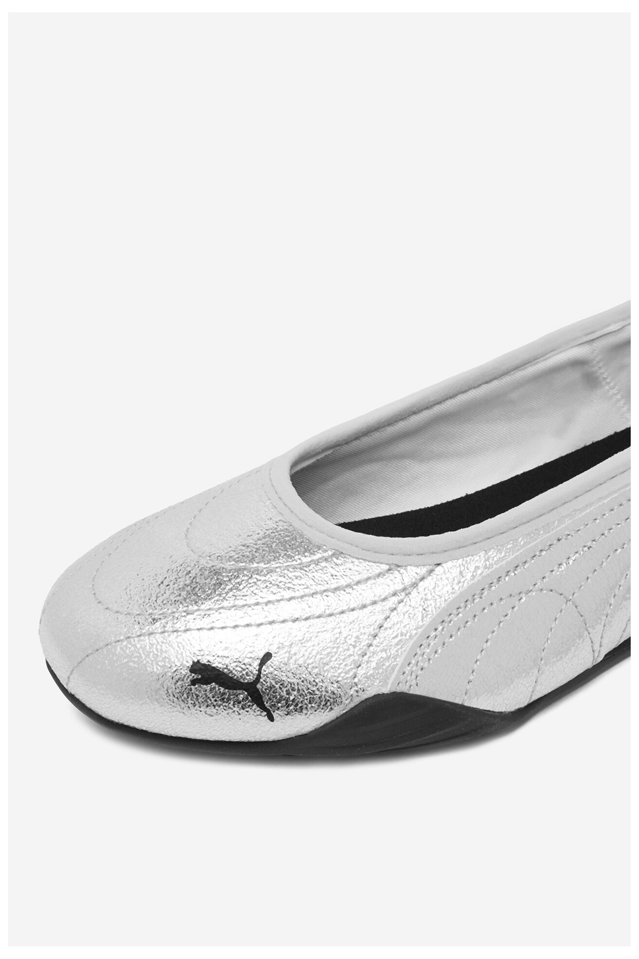 Baleriny Puma C-CATCH SOLEIL BALLERINA METALLIC WHISPER 40584301 Srebrny