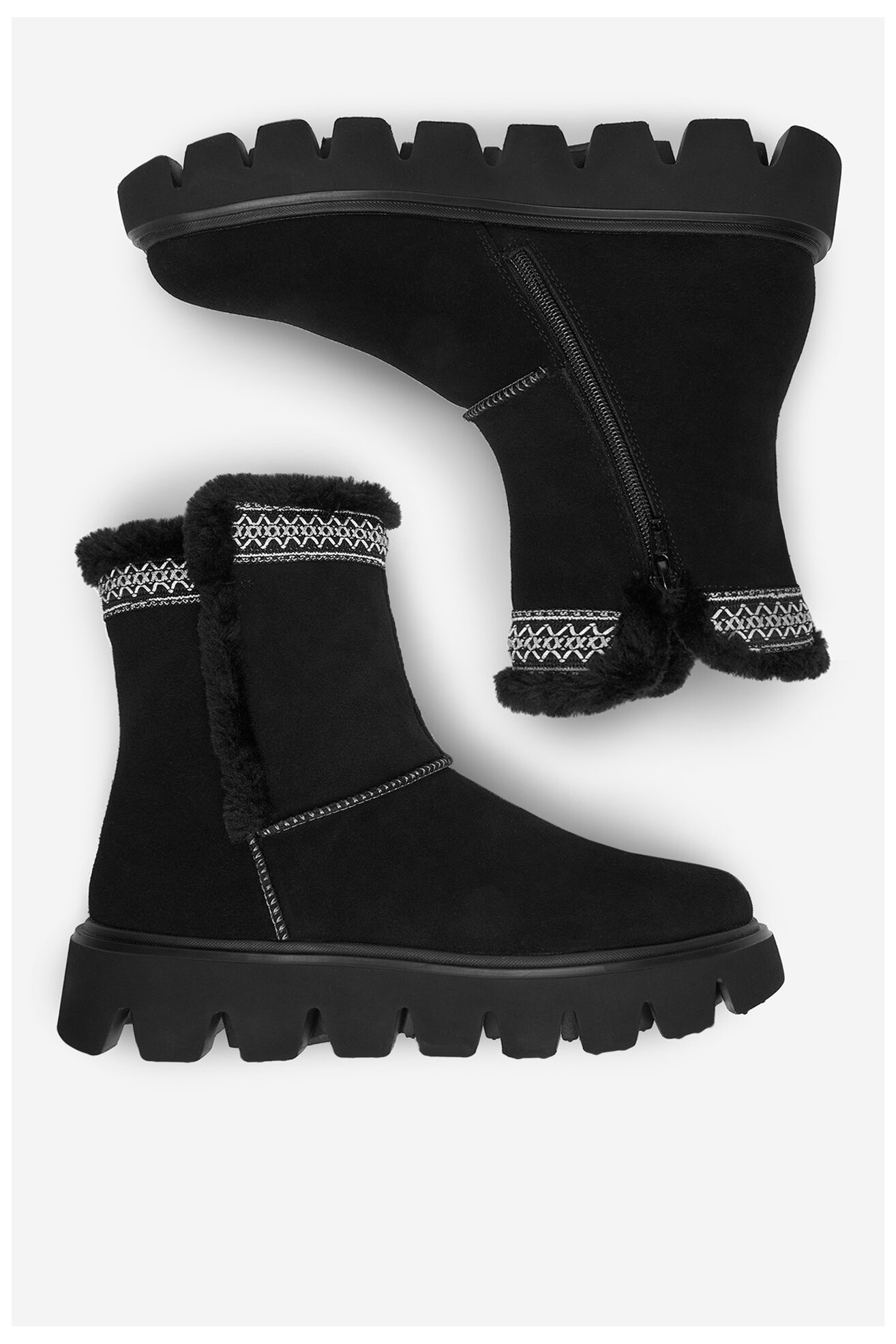 Bokacsizma Rieker CEO-W2075-00 FEKETE