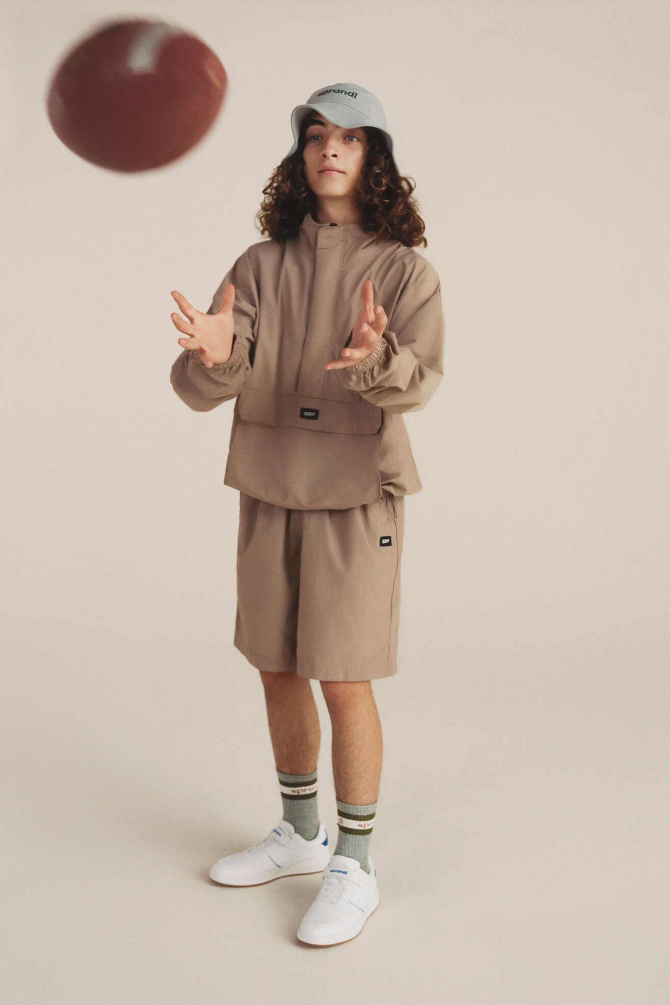 Spodenki Sprandi SP22-SKM101 Brązowy