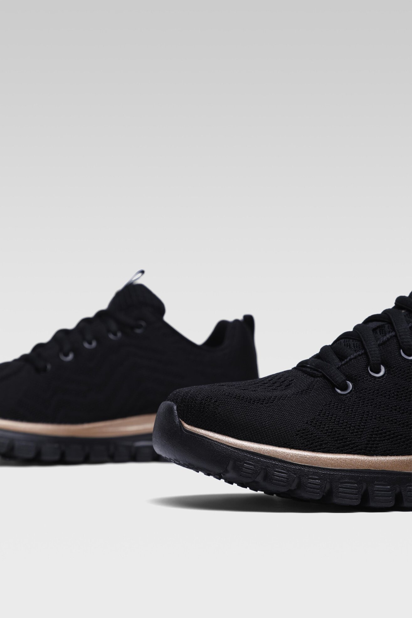 Obuwie sportowe Skechers 12615 BKRG Czarny