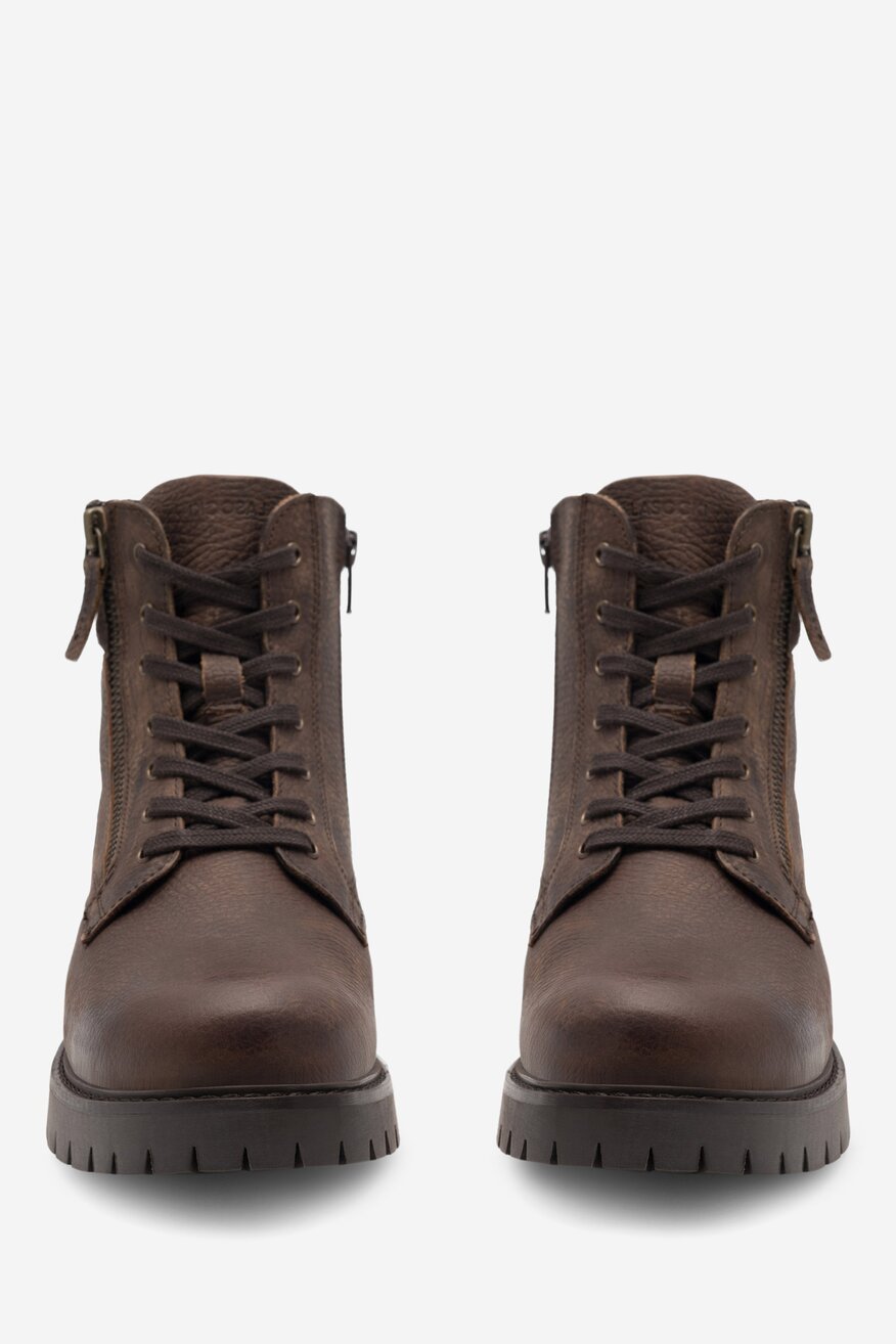 Lasocki Young - Trzewiki skórzane ocieplane - 5905588123729