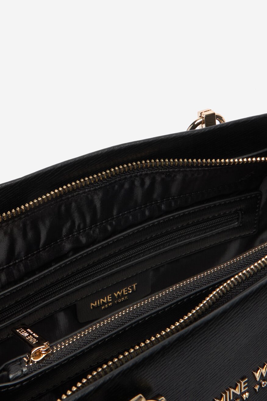Дамска чанта NINE WEST ЧЕРЕН - 5906751544396