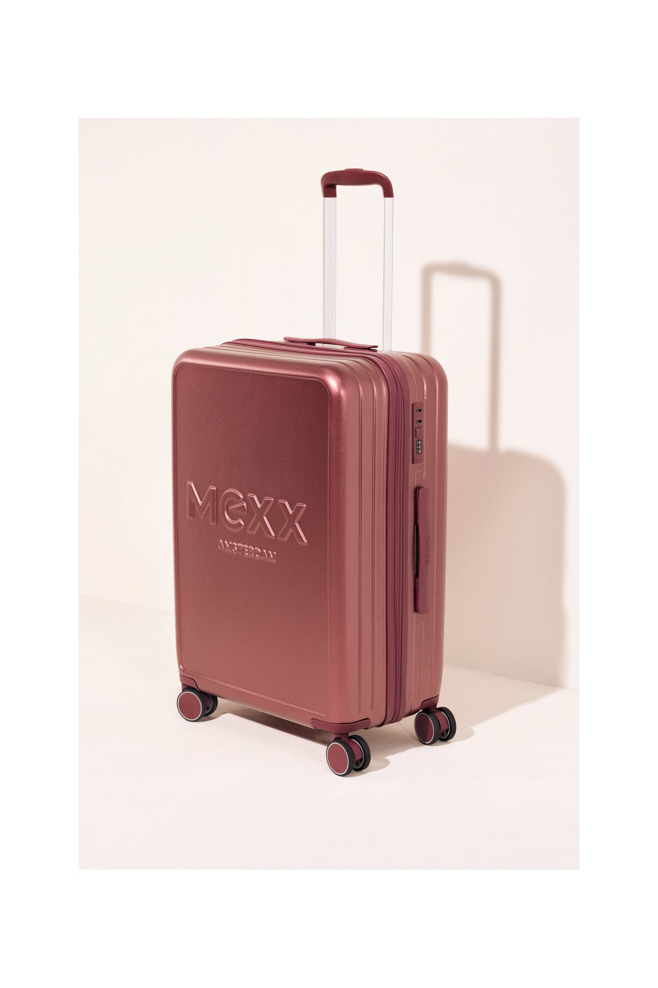 Walizka Mexx MEXX-L-036-07 BURGUNDY Bordowy