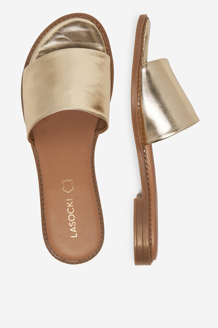 
                Шльопанець Lasocki ЗОЛОТИЙ - 5906751917954