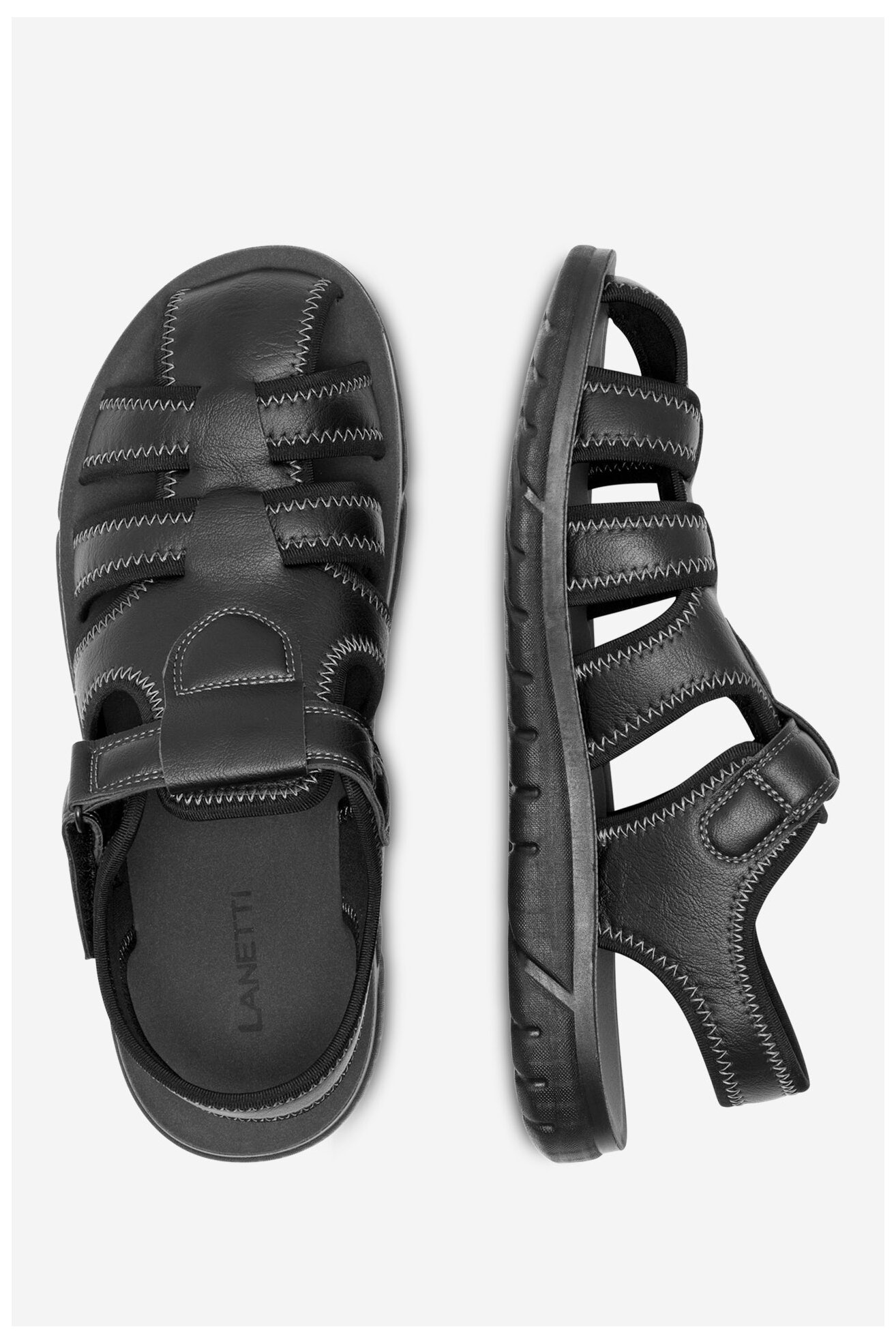 Sandale Lanetti MSS20514-13 CRNA