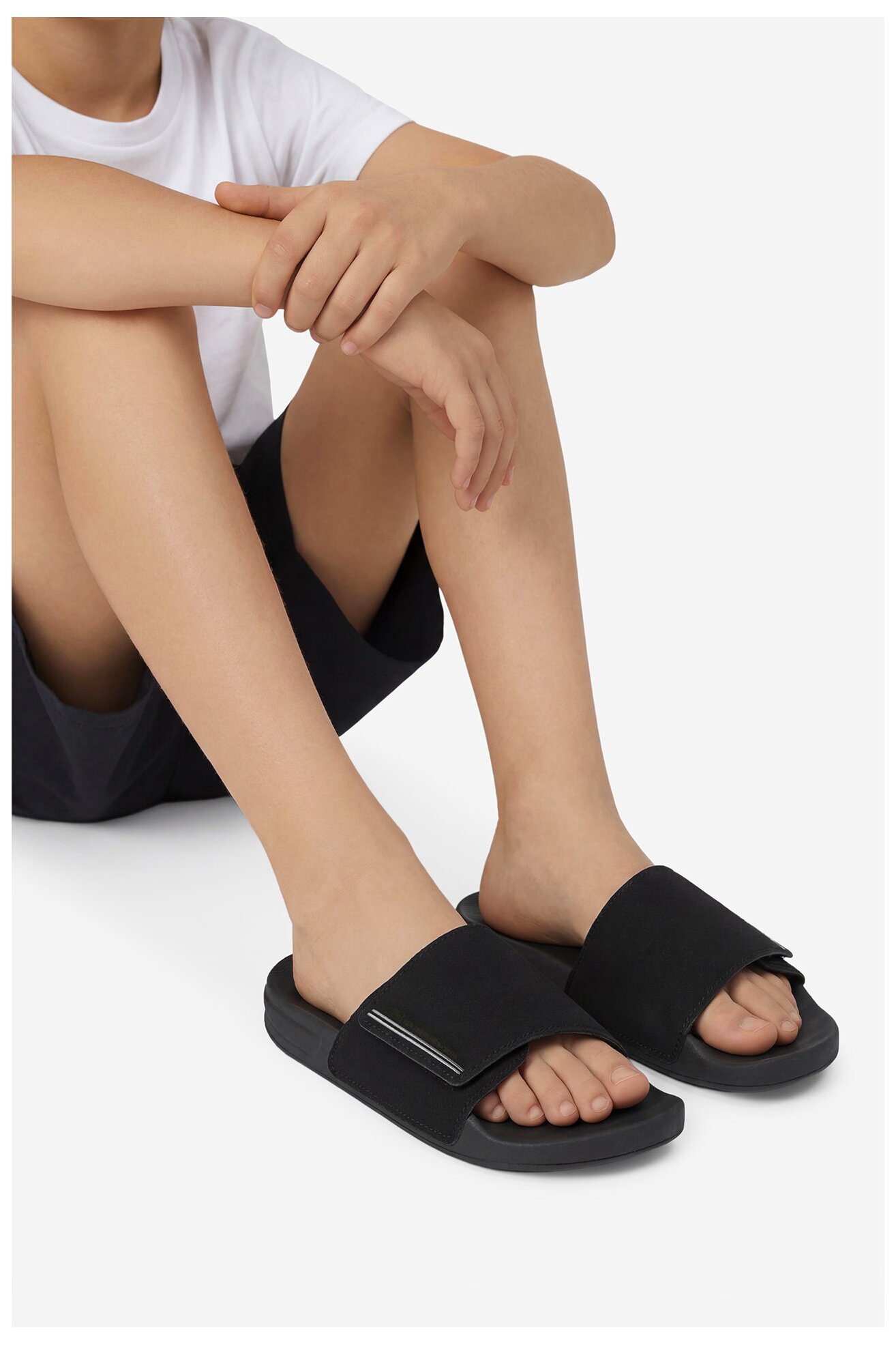 Шльопанець для басейну QUIKSILVER EO-POCHI SUEDE CQ10164BB ЧОРНИЙ