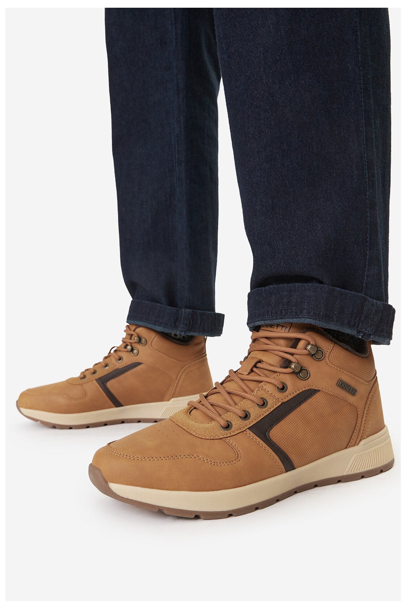 Duboke cipele Lanetti M-VS01543-03 KAMEL