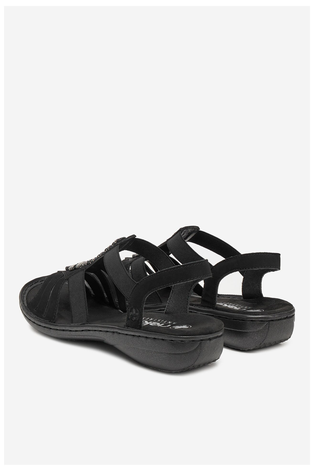 Sandały Rieker 60806-00 Czarny