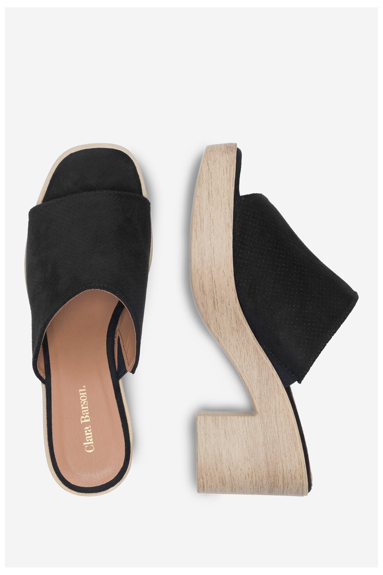 Klapki Clara Barson WS2P227-03 Czarny