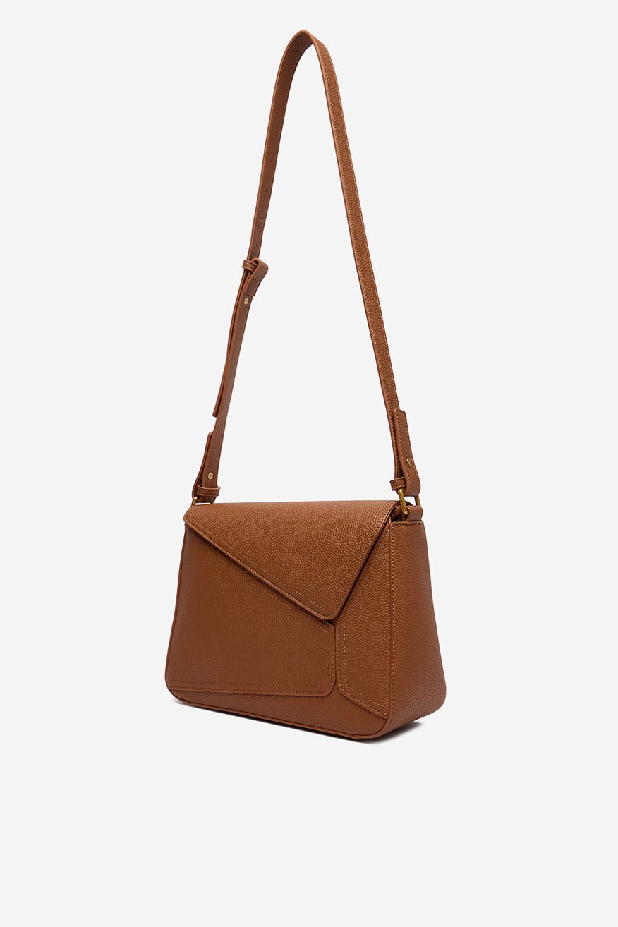 Дамска чанта Gino Rossi КАМЕЛ - 5906751623862