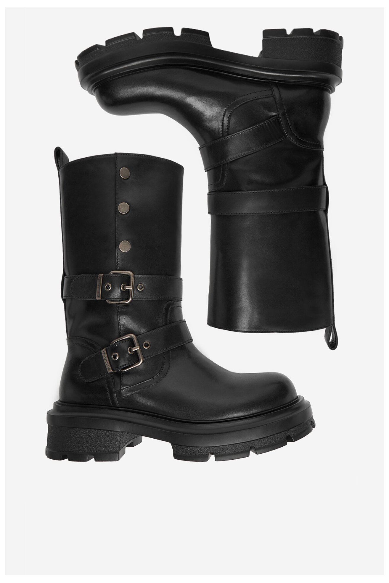 Kozaki G-STAR RAW EO-GLCIEA-8137 Czarny