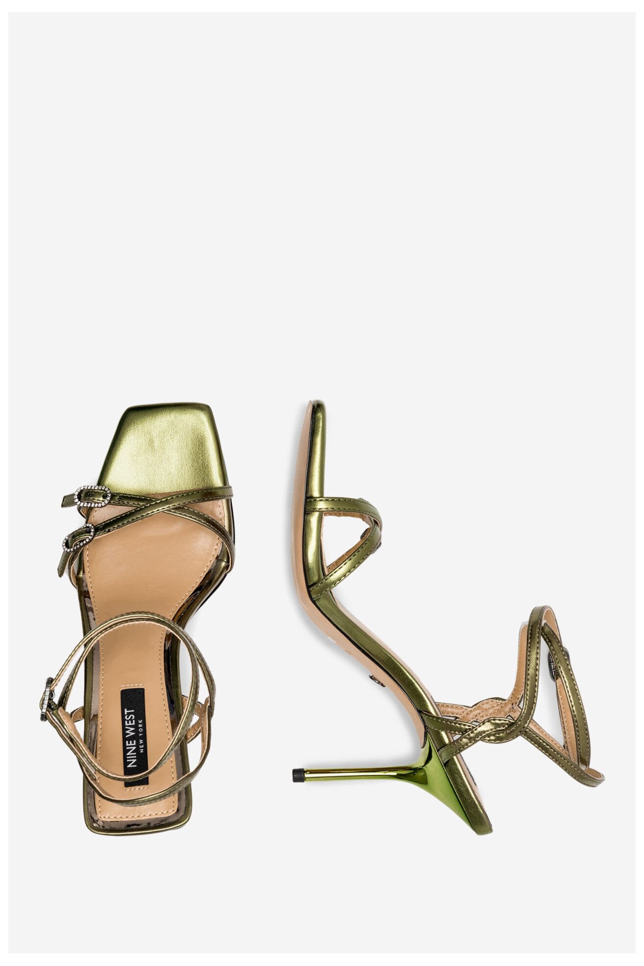 Sandały NINE WEST ZL23014CC Zielony