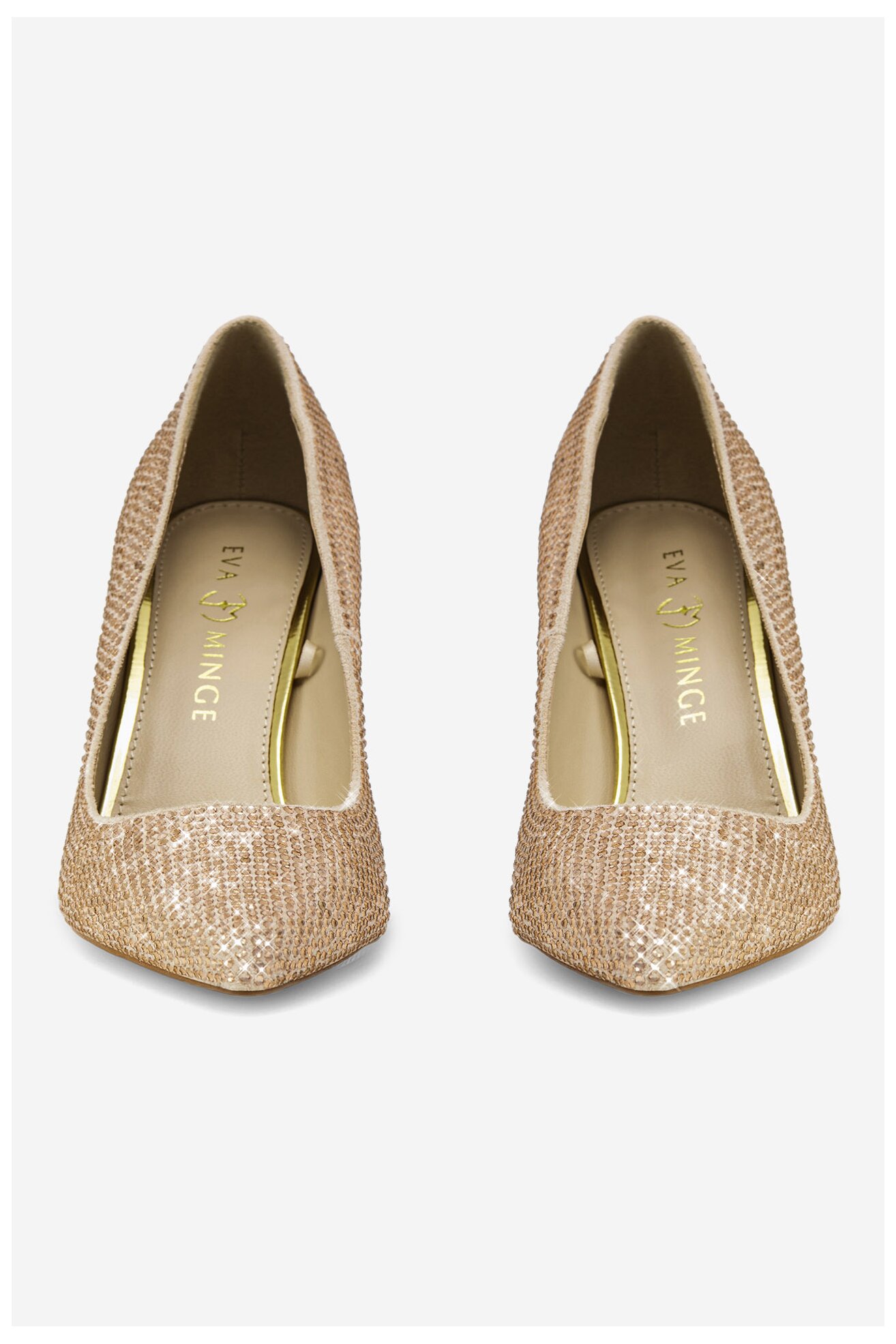 Czółenka EVA MINGE ANGELA-V1518-03 Beżowy