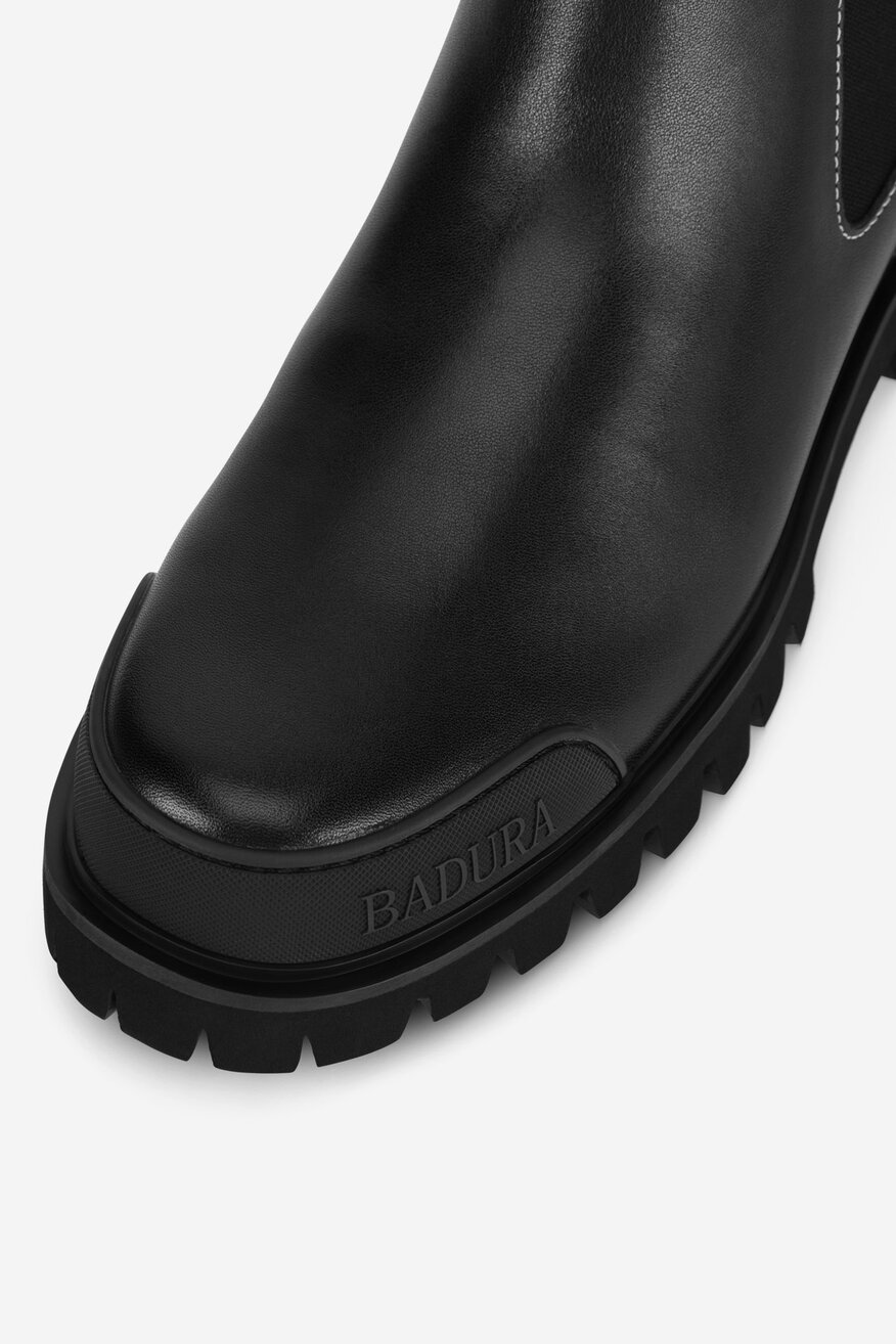 Badura - Botki skórzane - 5905588909446