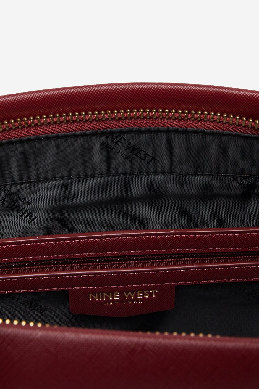 Kézitáska NINE WEST BORDÓ - 5906751259641