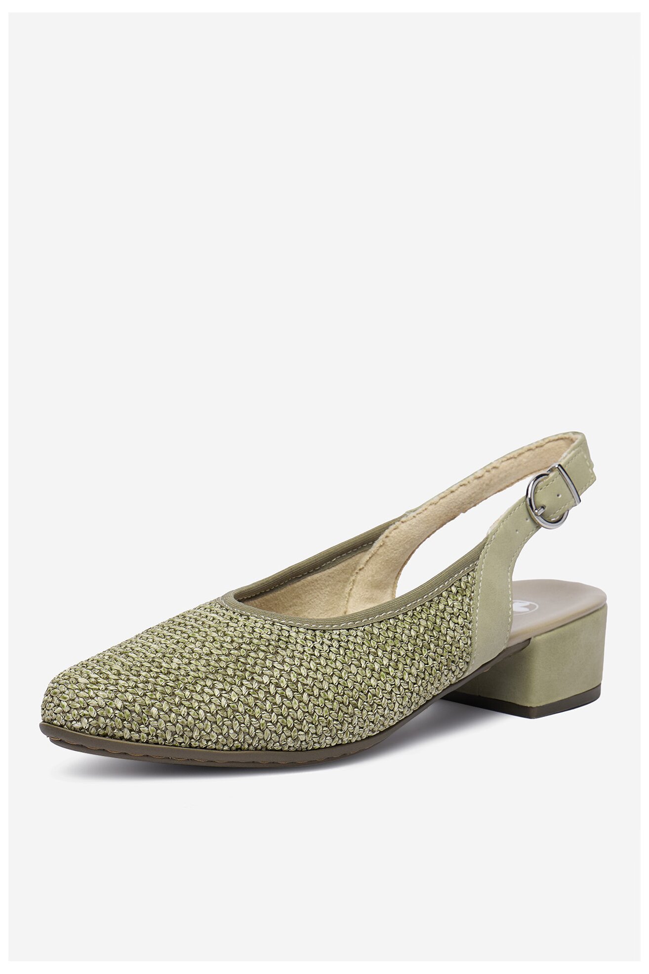 Czółenka Rieker CEO-47060-52 Oliwkowy jasny