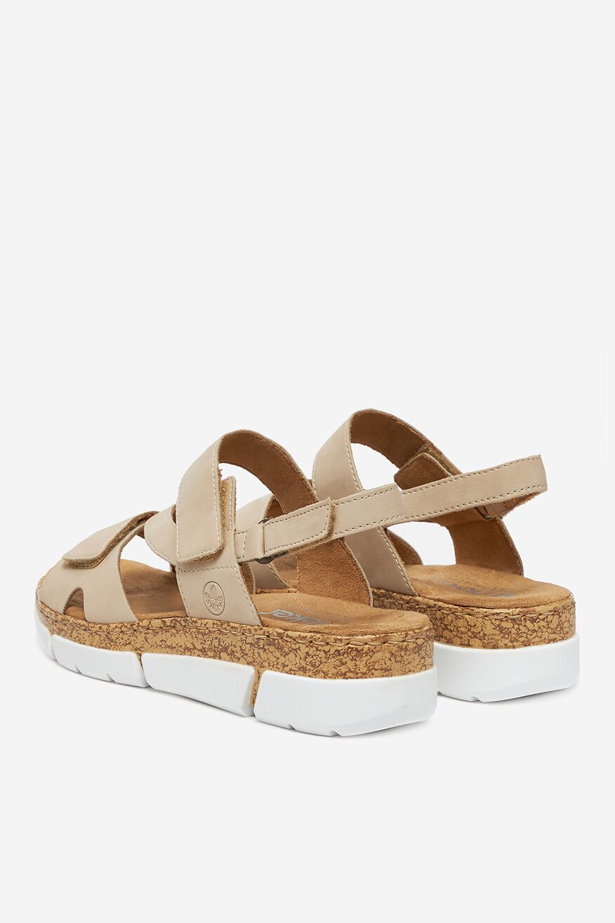 Rieker - Sandały na koturnie - 2230078412285