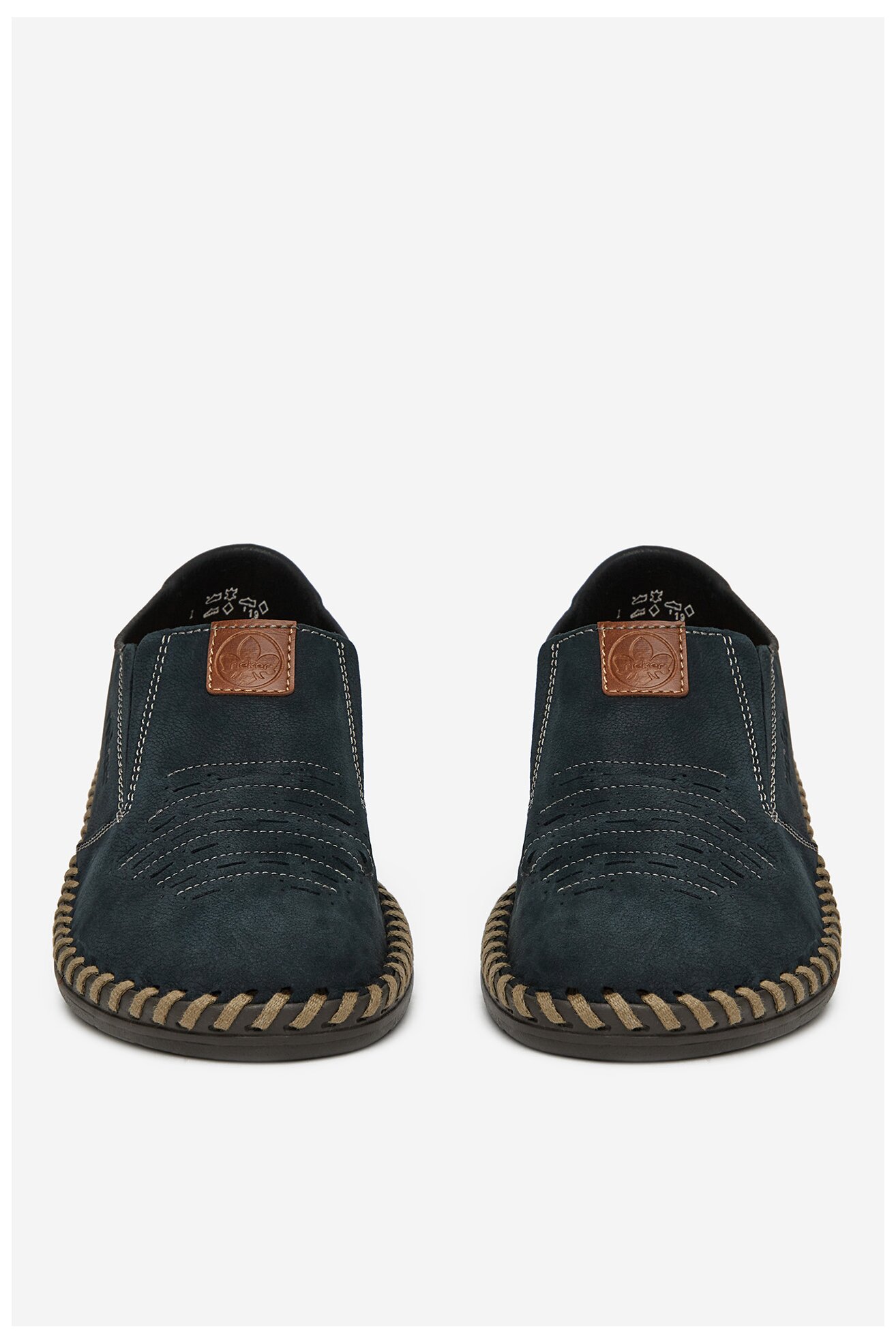 Polobotka Rieker B2457-14 TMAVĚ MODRÁ