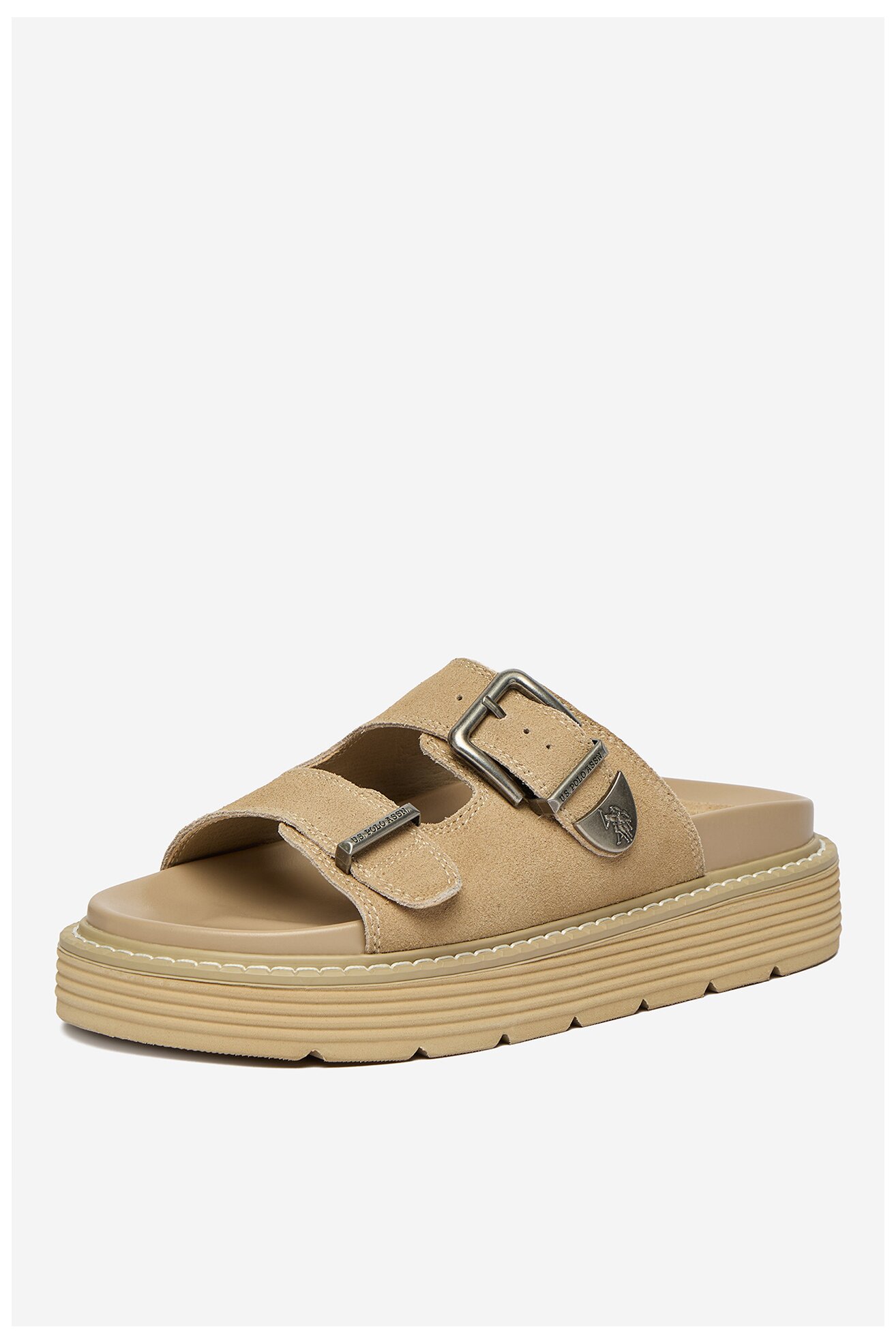 Klapki U.S. POLO ASSN. EO-TANIA001W/6S1 Beżowy