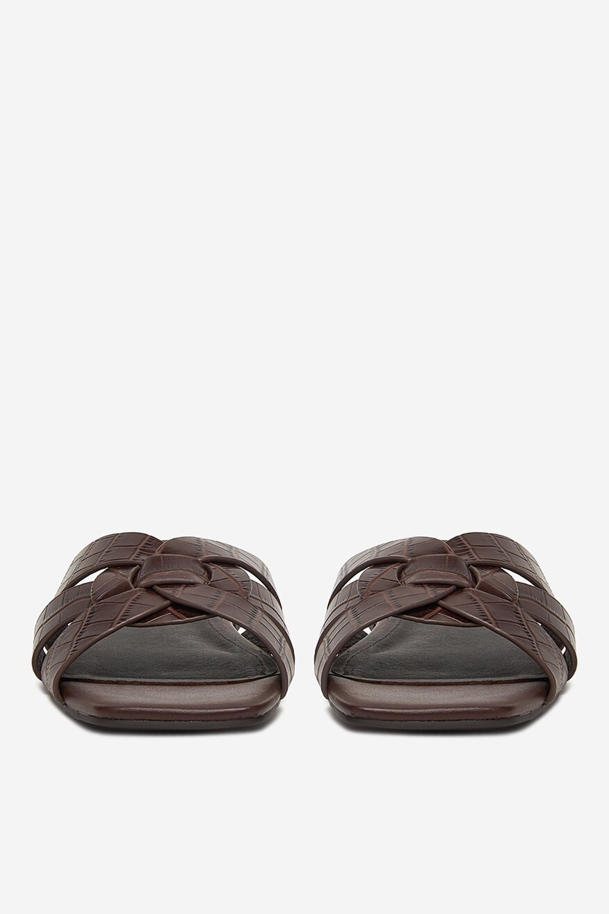 
                Gino Rossi - Klapki skórzane - 5907964051992