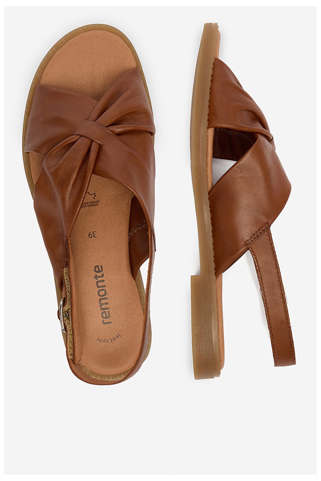 Sandały Remonte CEO-D3674-24 Brązowy