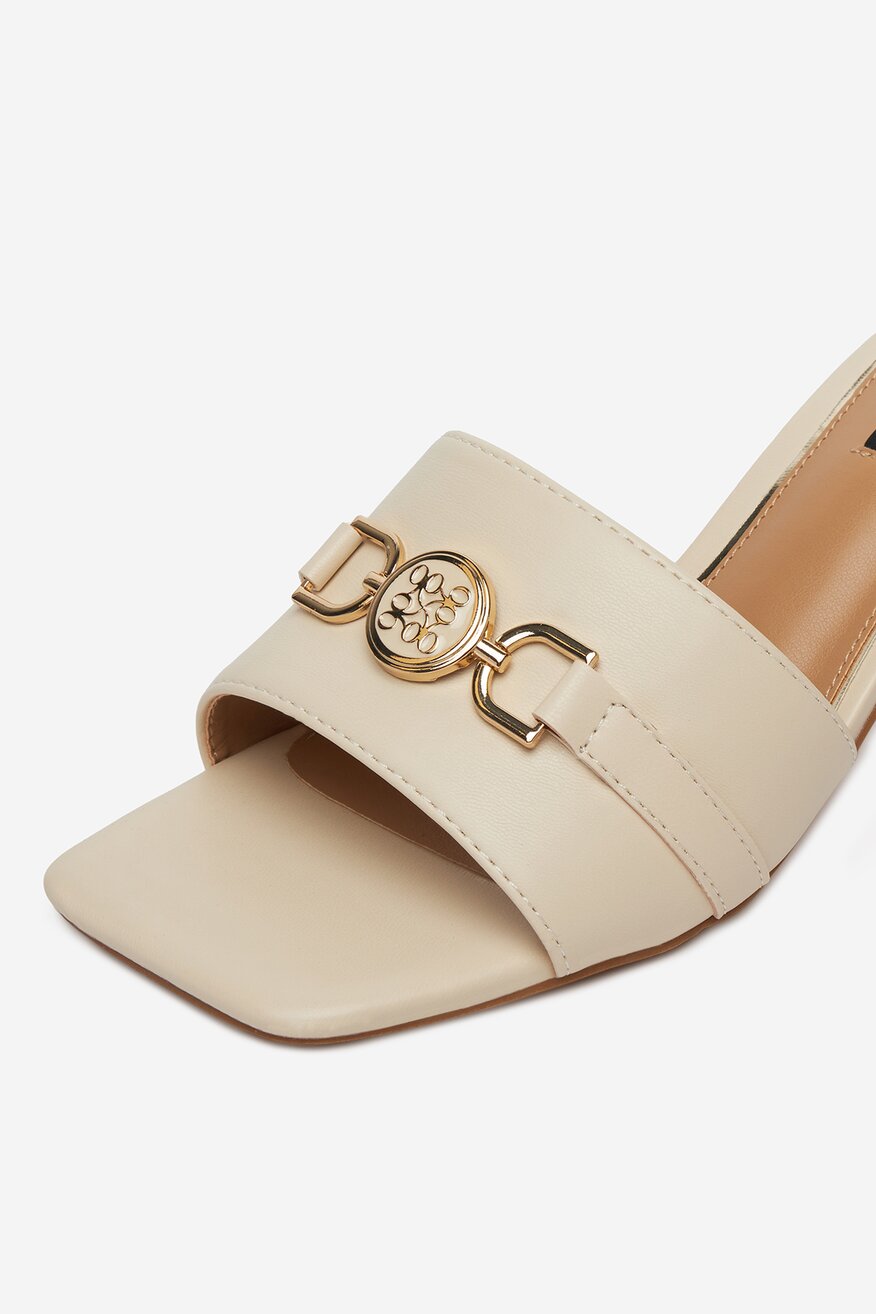 Șlapi NINE WEST BEJ DESCHIS - 5906751158074