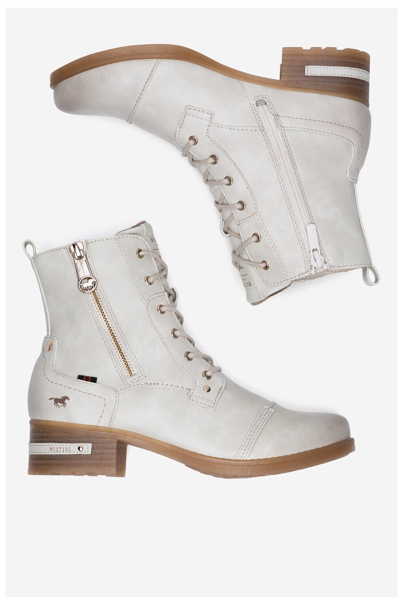 Csizma Mustang 1229-513 FEHÉR
