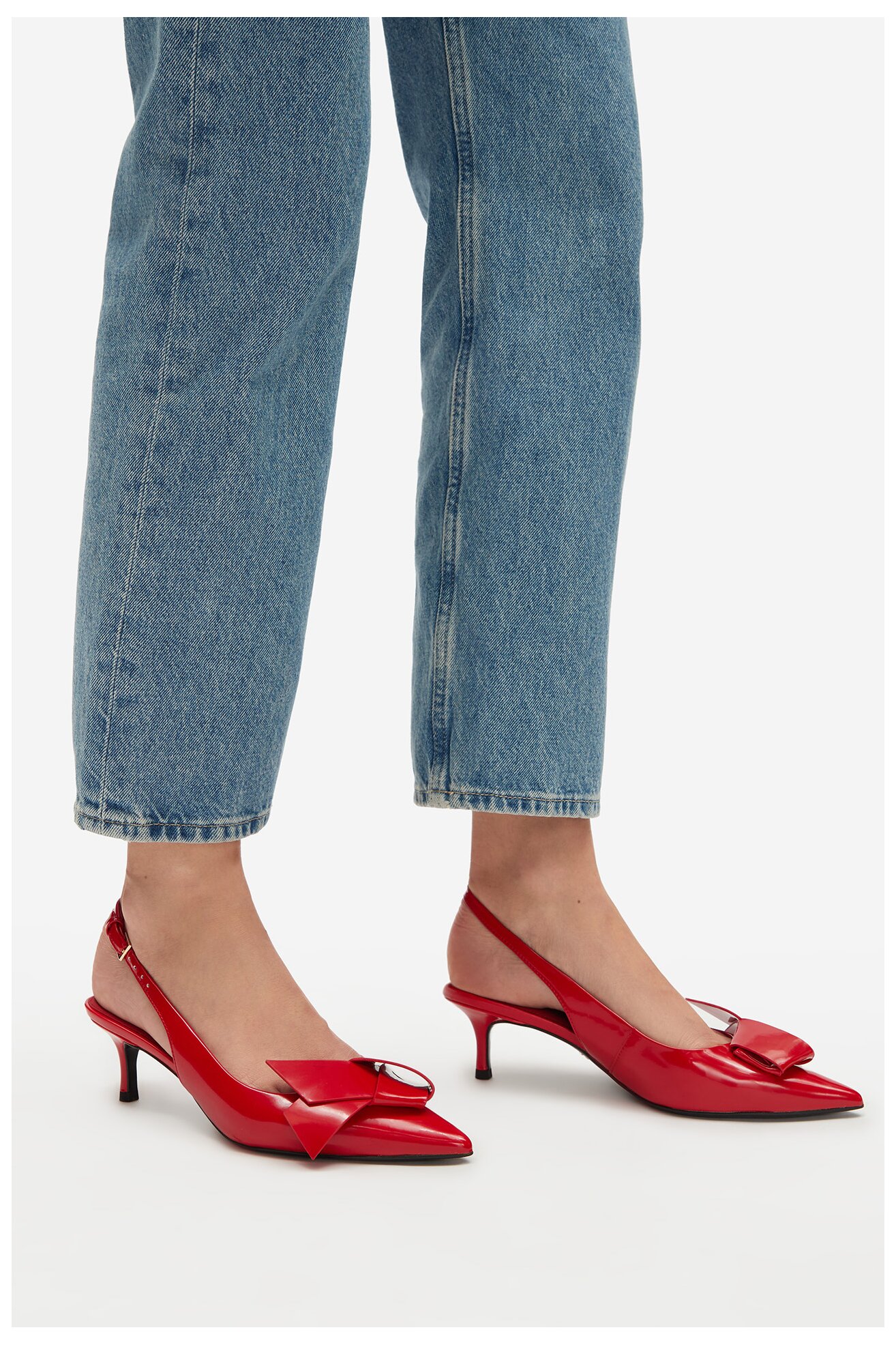 Елегантни обувки Gino Rossi EDEN-V2020-13-1 ЧЕРВЕН