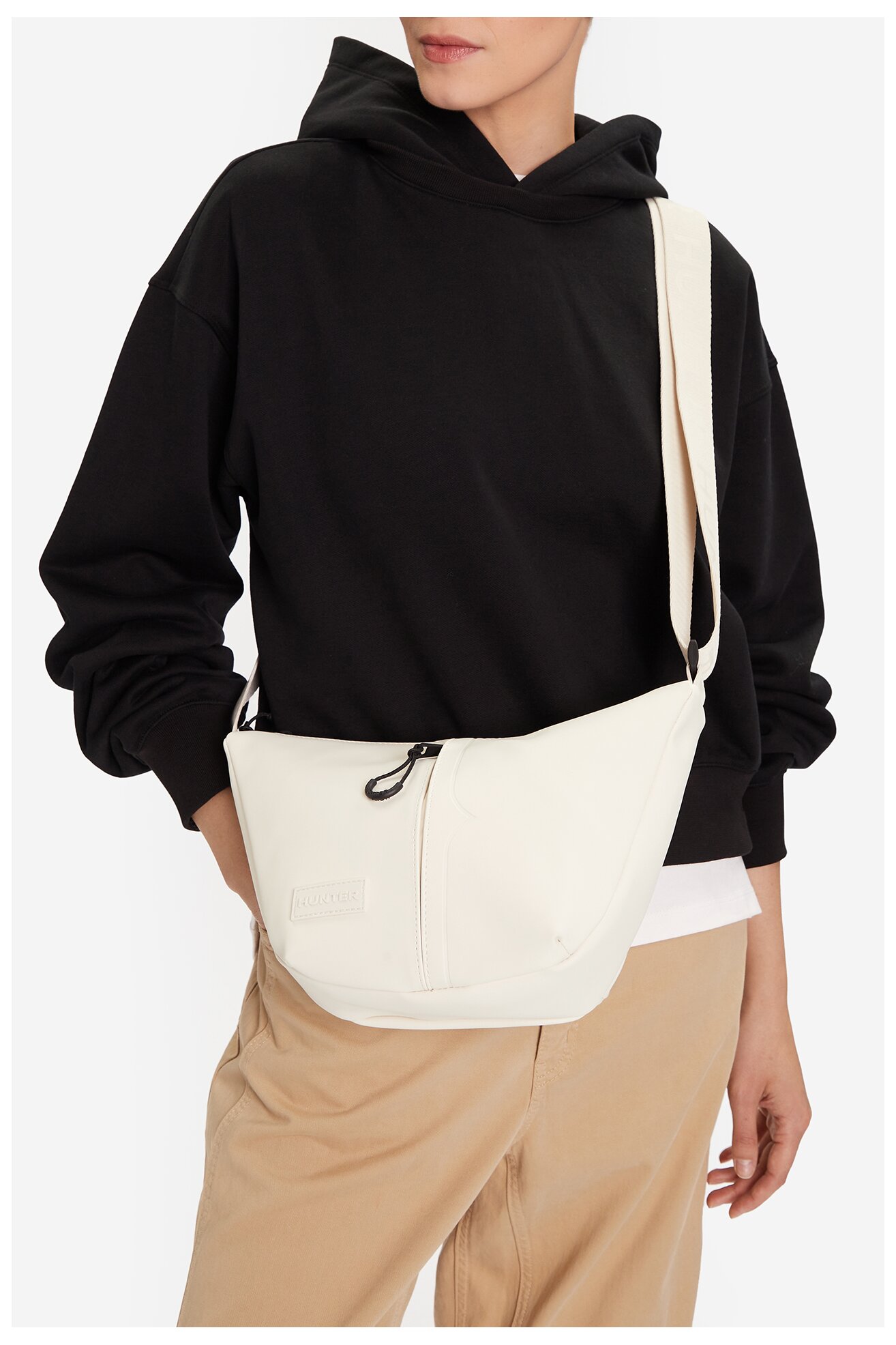 Kézitáska HUNTER C-HTR-B-011-08 CSONTSZÍNŰ