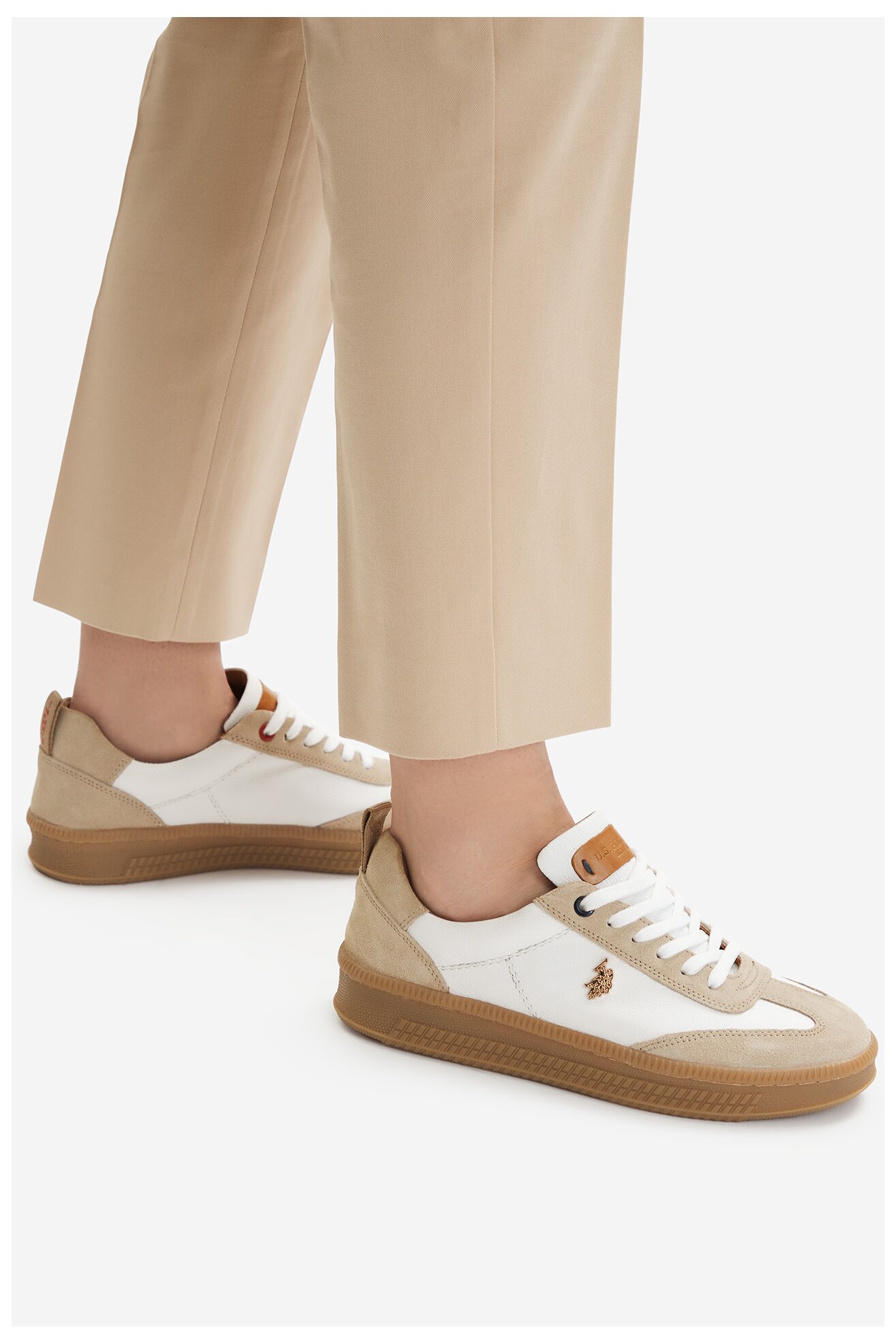 Sneakers U.S. POLO ASSN. EO-YANA001W/6SL1 Biały