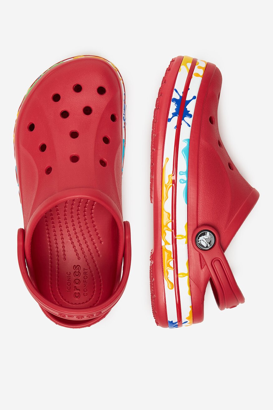 
                        Klapki basenowe Crocs C-BAYABAND CLOG K 211682-6EN Czerwony - 5906751235102