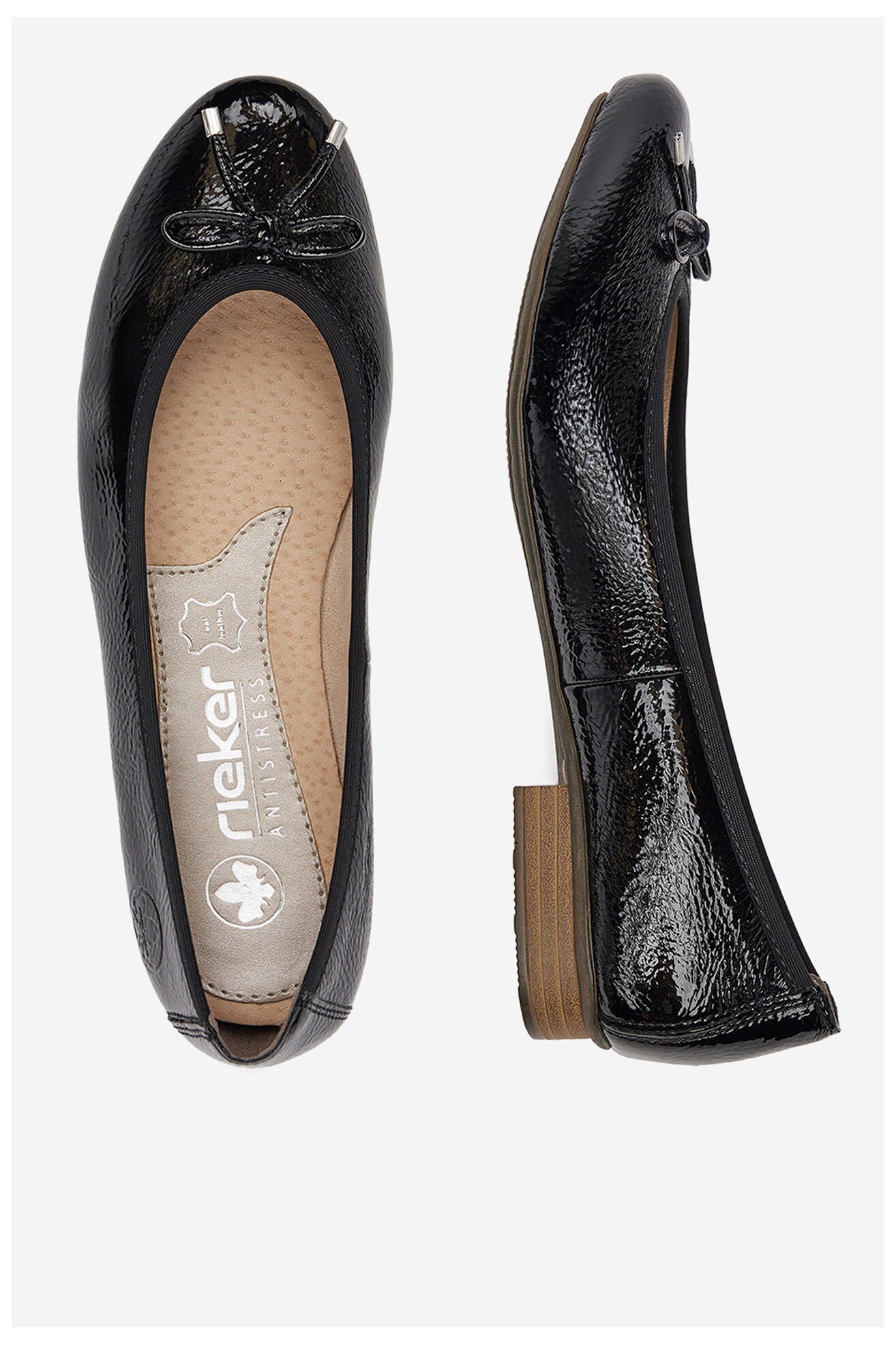 Балетки Rieker 51950-00 ЧОРНИЙ